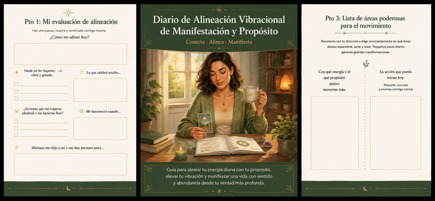 Diario de Alineación Vibracional de Manifestación y Propósito