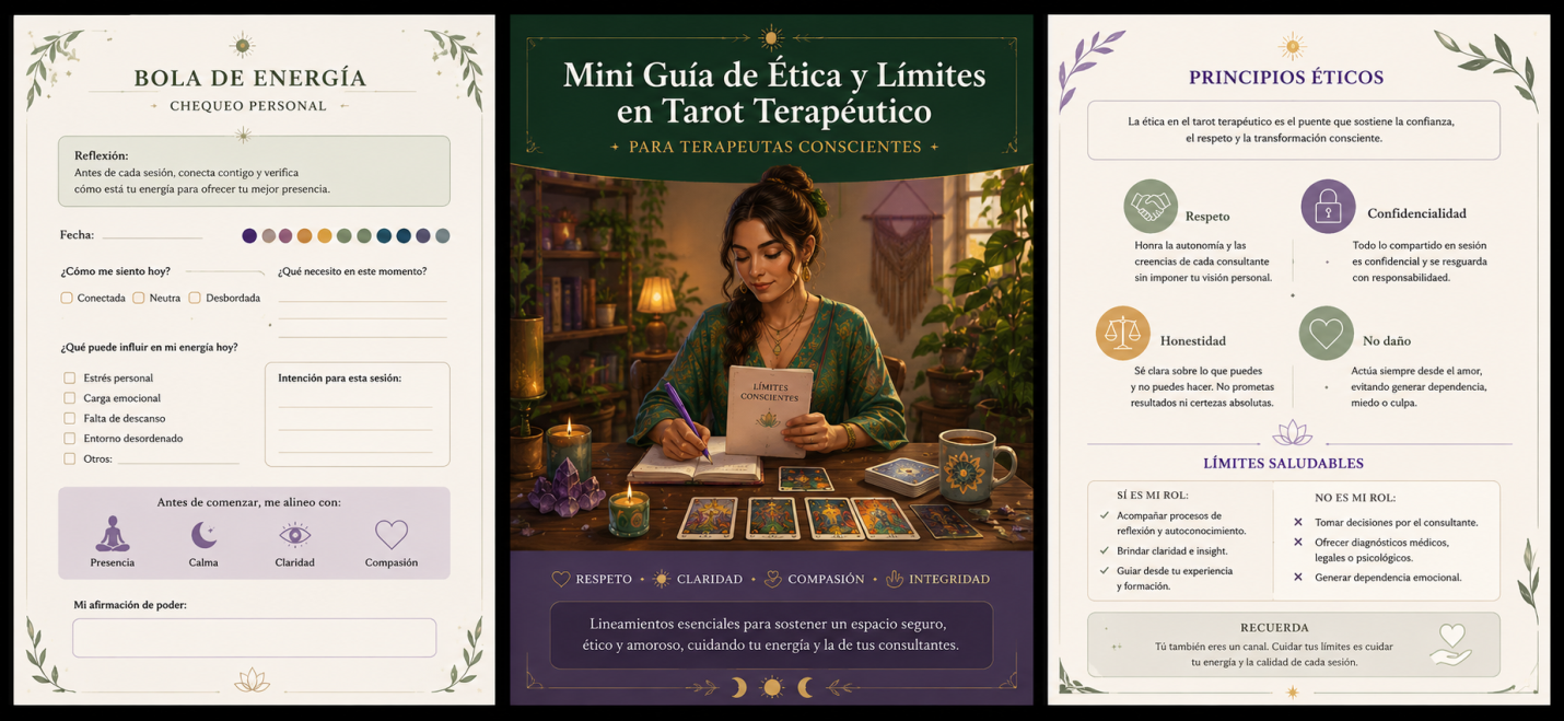 Mini Guía de Ética y Límites en Tarot Terapéutico