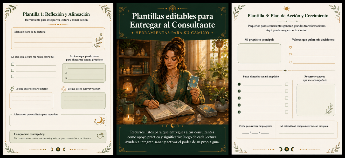 Plantillas Editables para Entregar al Consultante