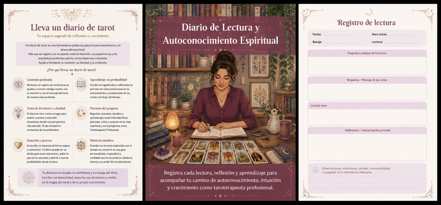 Diario de Lectura y Autoconocimiento Espiritual